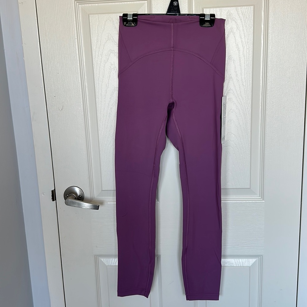Lululemon instill tight 25” size 4 BNWT vintage plum